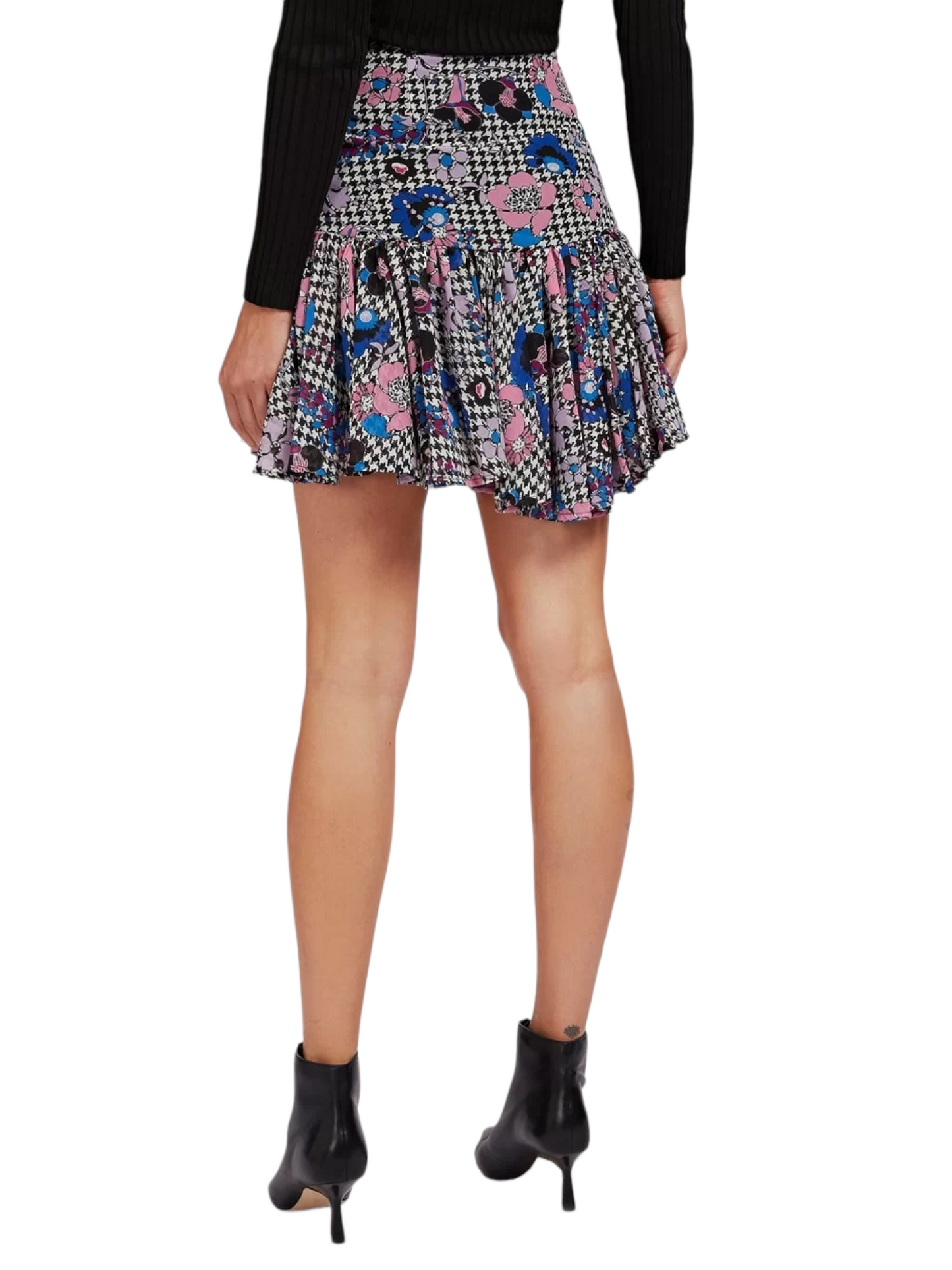fusta guess, multicolora, scurta