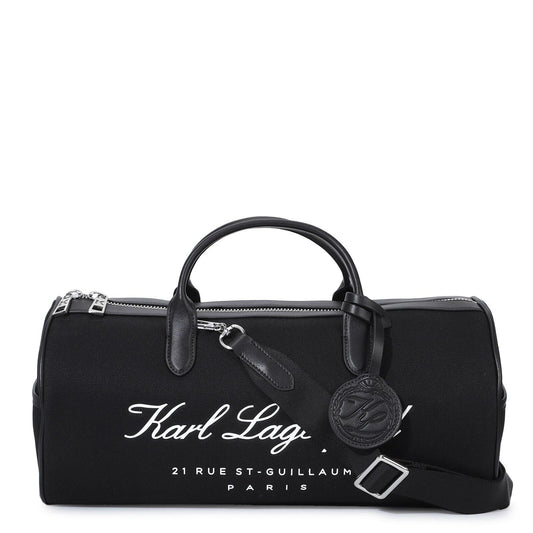 Geantă duffle cu imprimeu logo Hotel Karl Lagerfeld