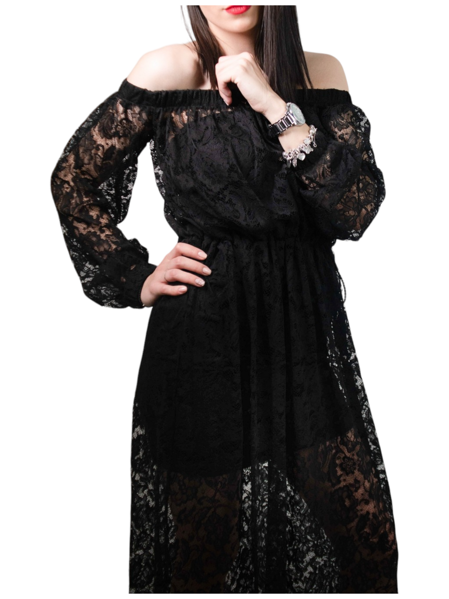 rochie dantela guess