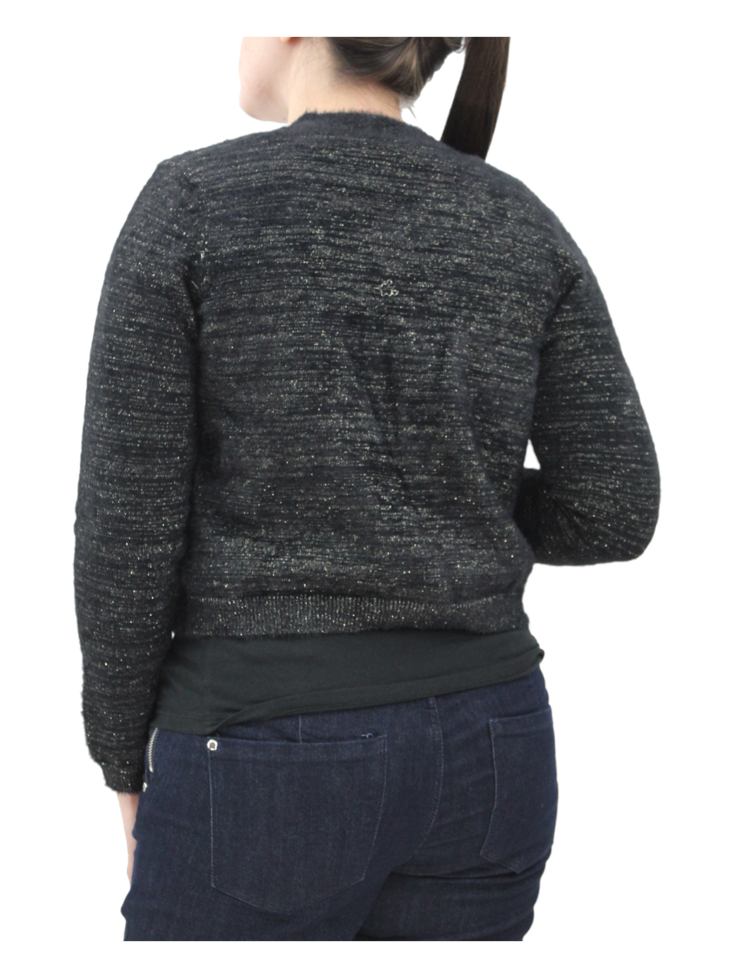 cardigan scurt, negru