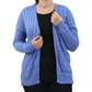 cardigan albastru, dama